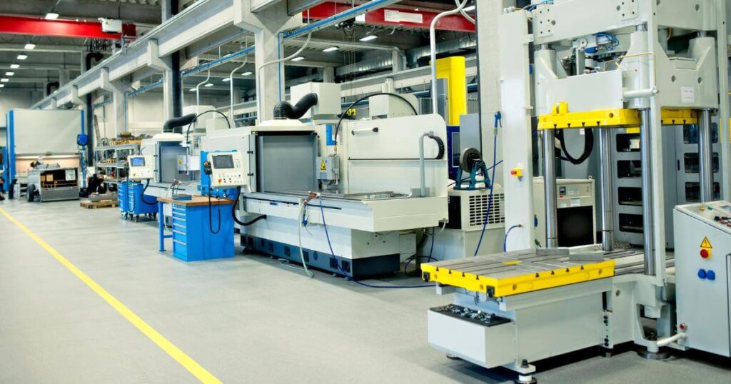 empty manufacturing floor