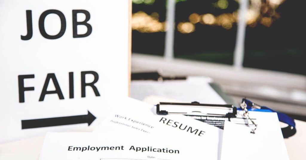 job fair signage